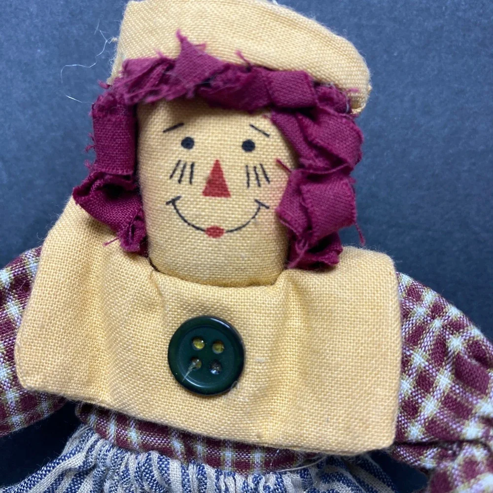 Primitive Folk Art Doll‎ Stuffed Country Farmhouse Rustic Americana Decor
